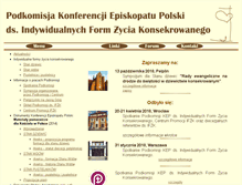 Tablet Screenshot of ifzk.episkopat.pl